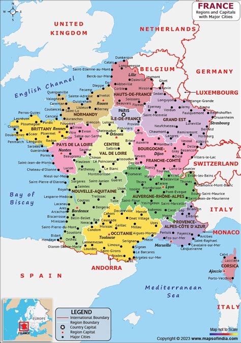 List of capitals of France .